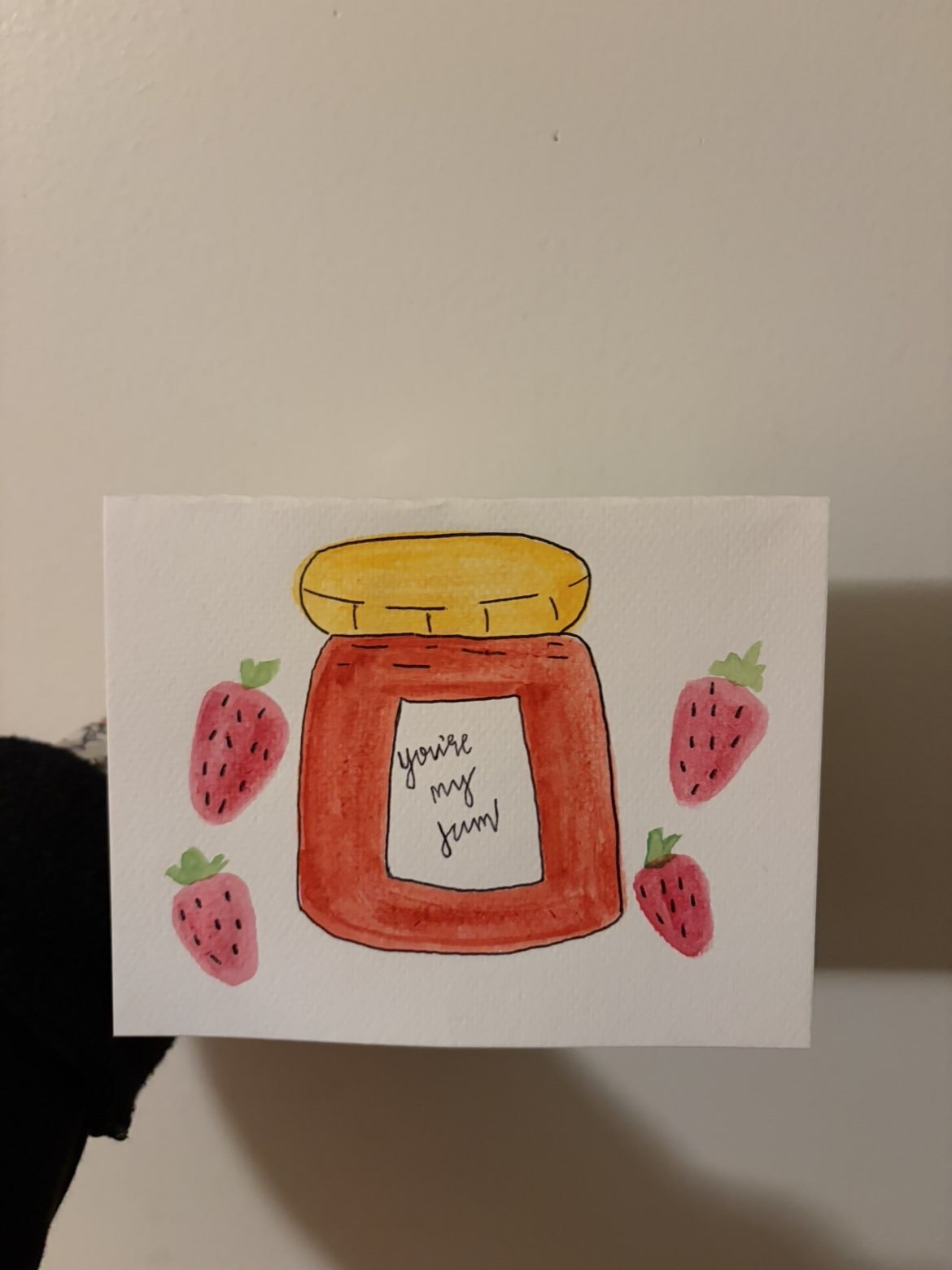 Strawberry themed card