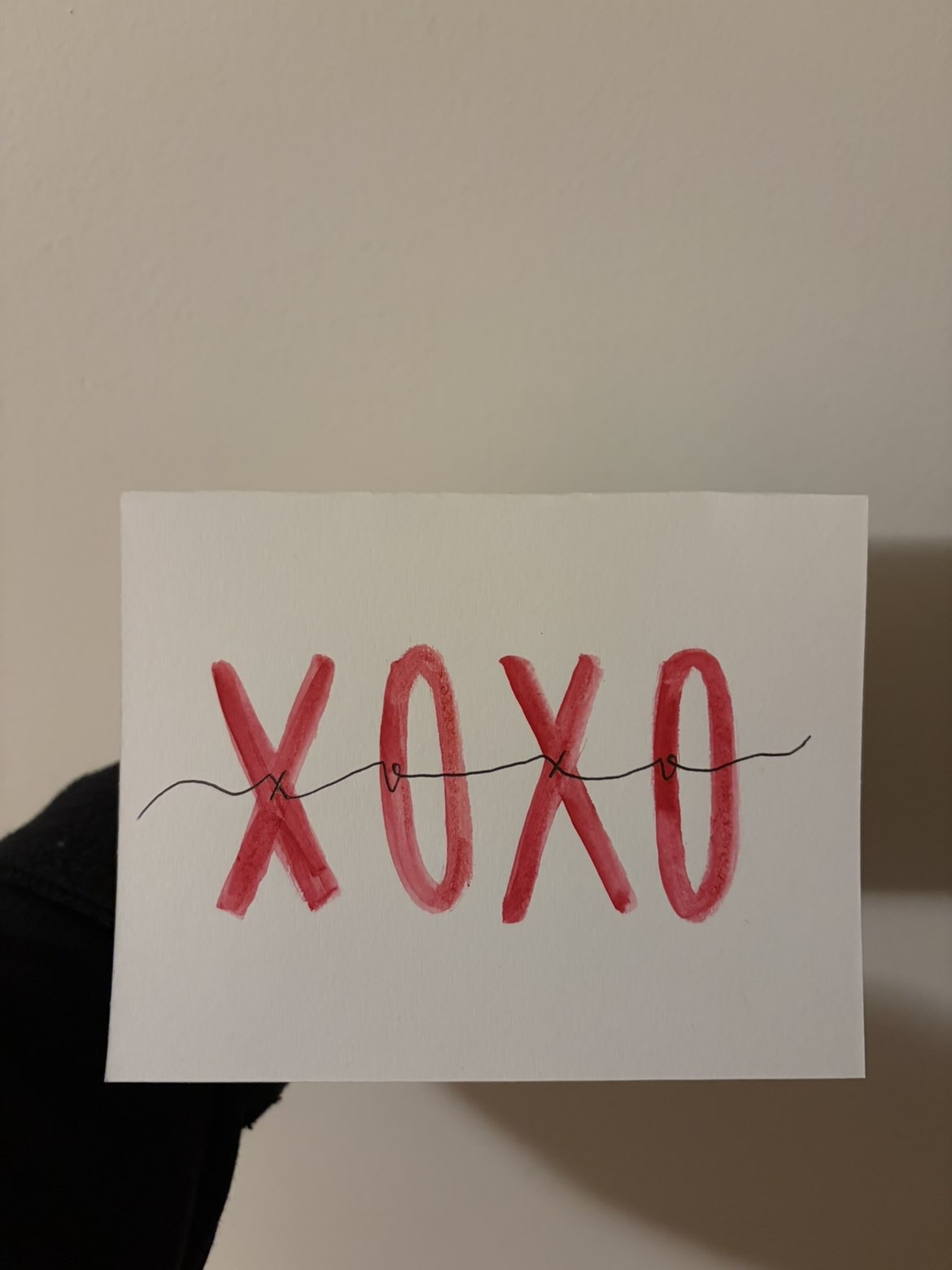 XOXO card
